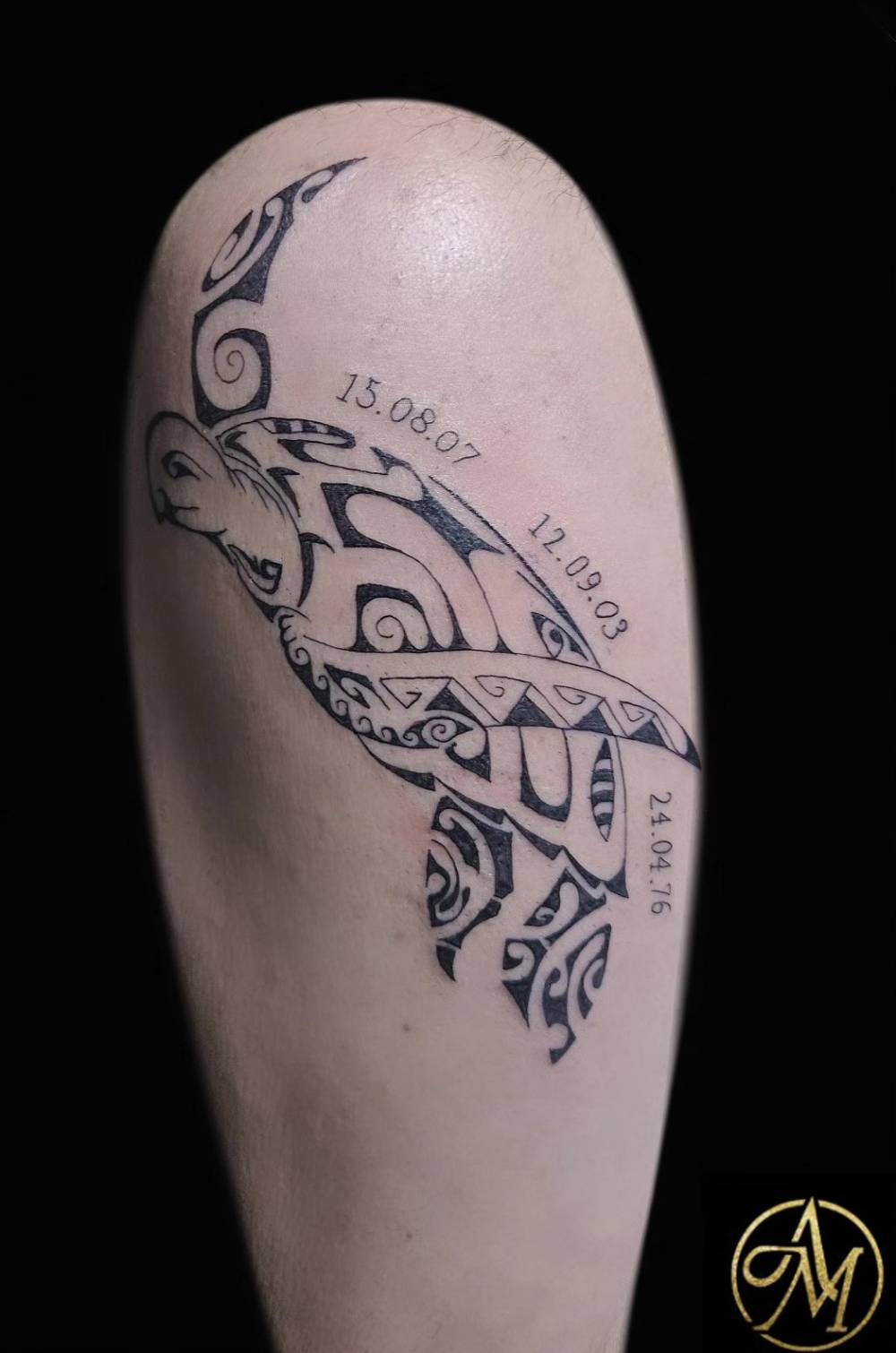 tattoo tribal tortue